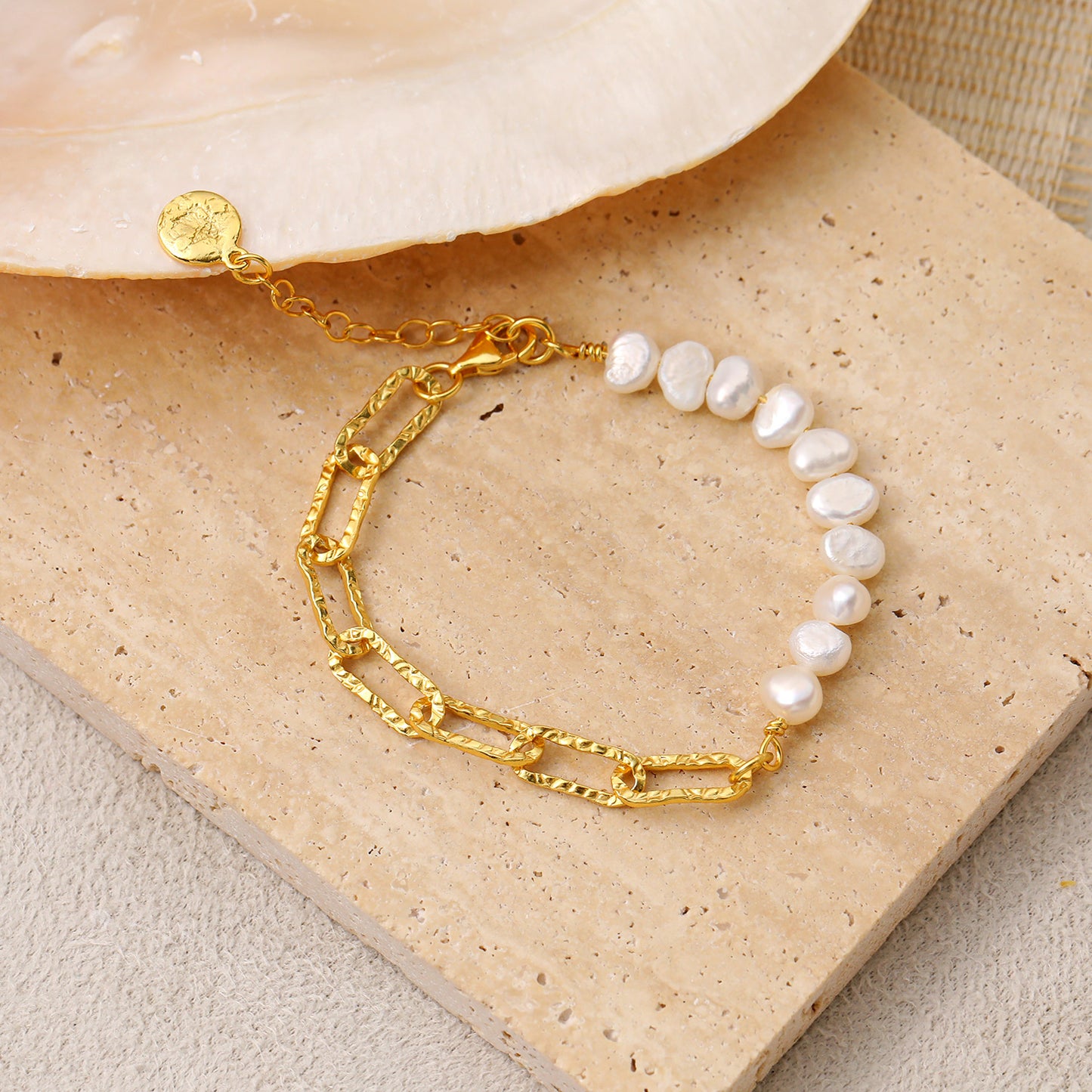 Armband Perlenschnur
